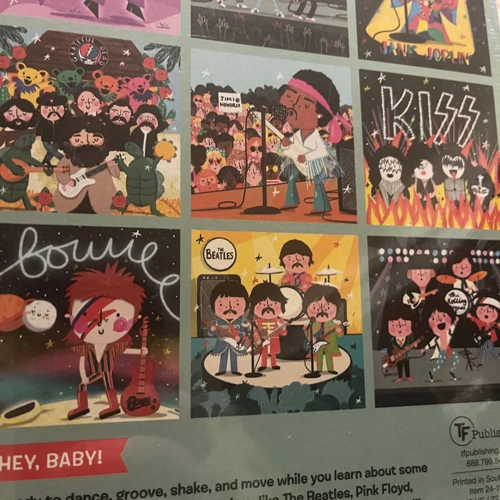 Rock’N Roll 2024 Biographical Wall Calendar. New